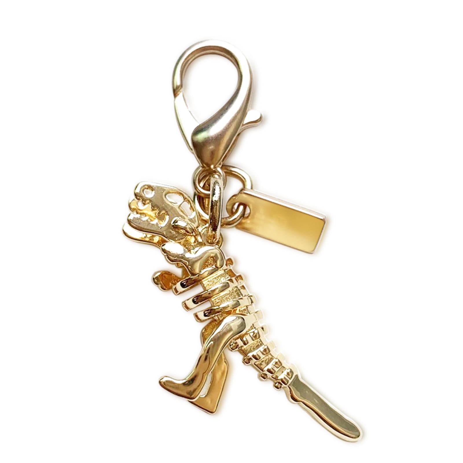 アクセサリーおまとめ Pmeixcy Gold Bag Charm, Dinosaur Keychain for Bags and Purses